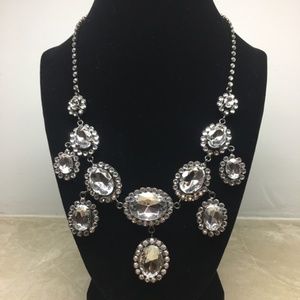 David's Bridal Rhinestone Statement Necklace